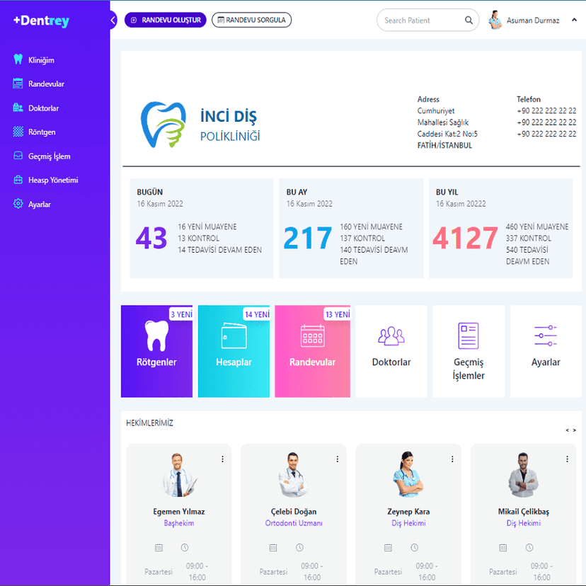 Dental Appointment Dashboard